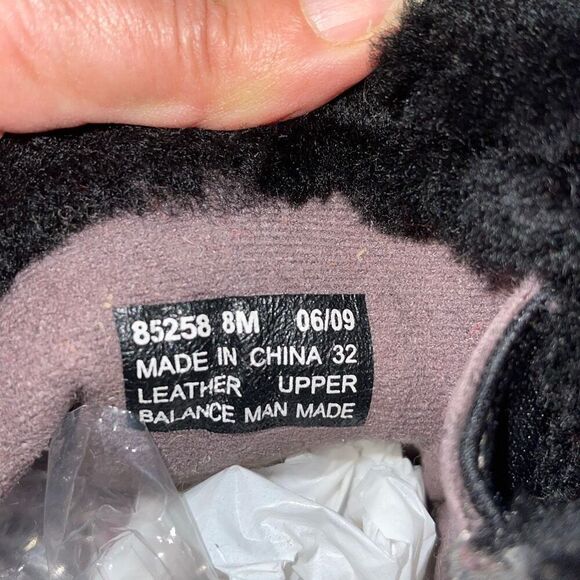 Clarks Womens Leather Bold Crystal Saddle Fur Muckers Winter Boots‎ Black Size 8 - Picture 6 of 6